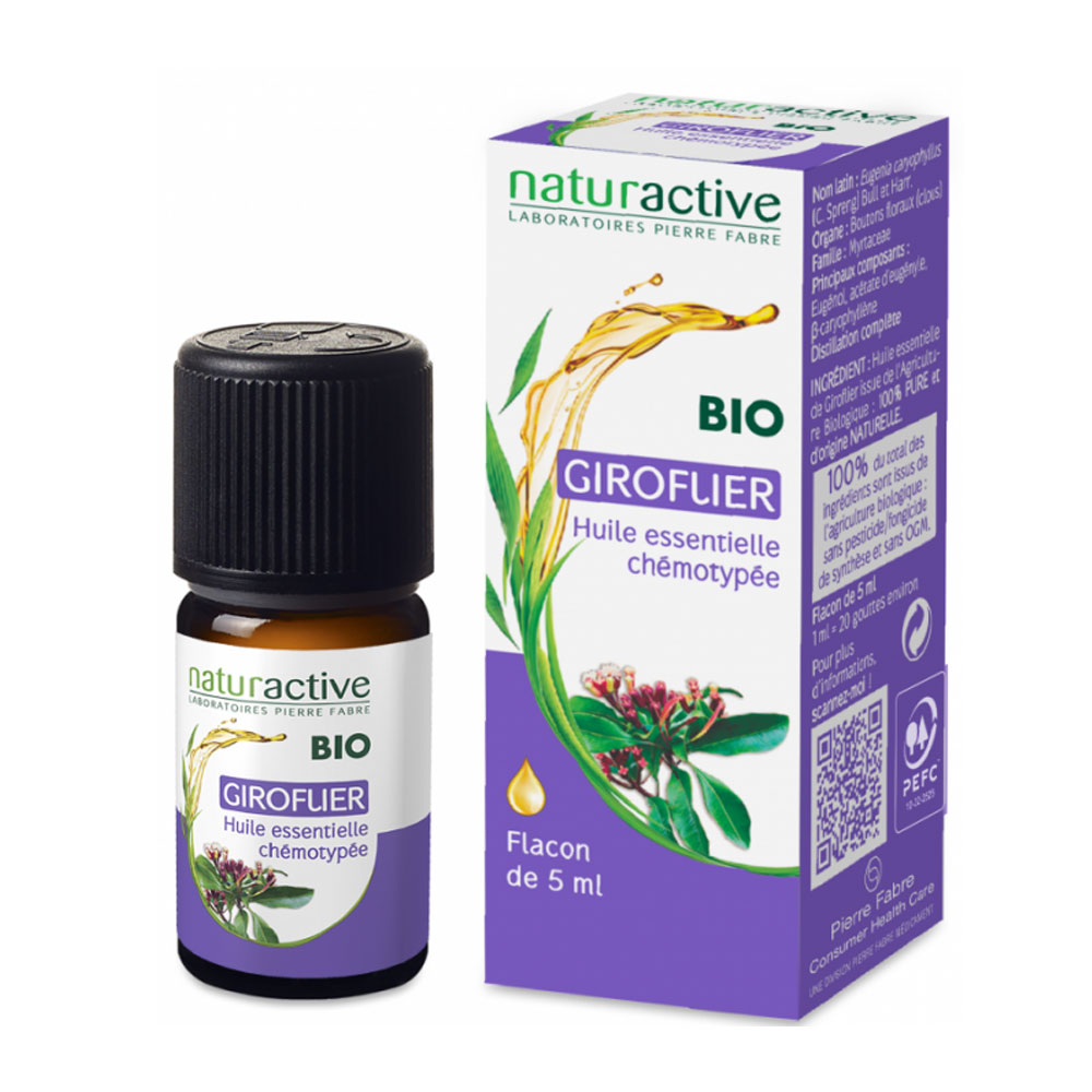 Naturactive Olio essenziale bio garofano 5 ml