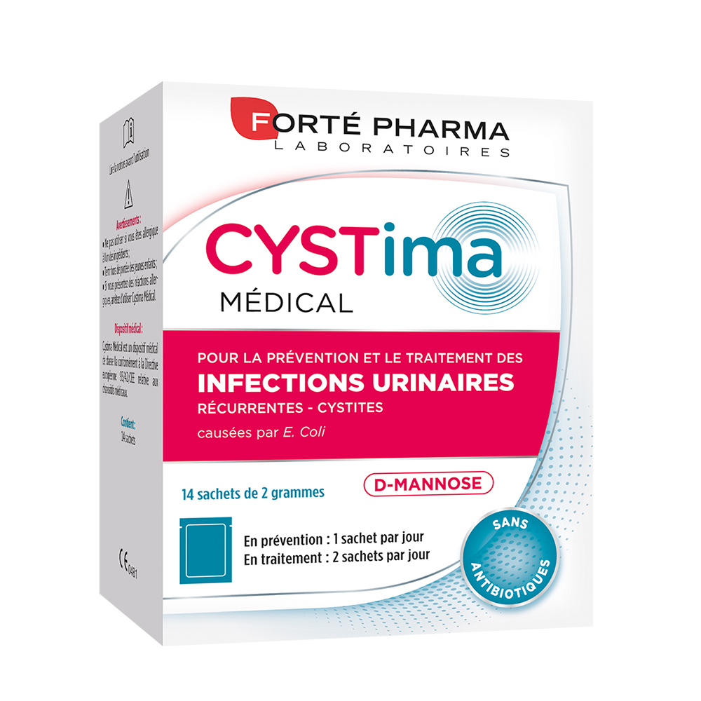 Forté Pharma Cystima Infezioni urinarie D-Mannosio 14 bustine