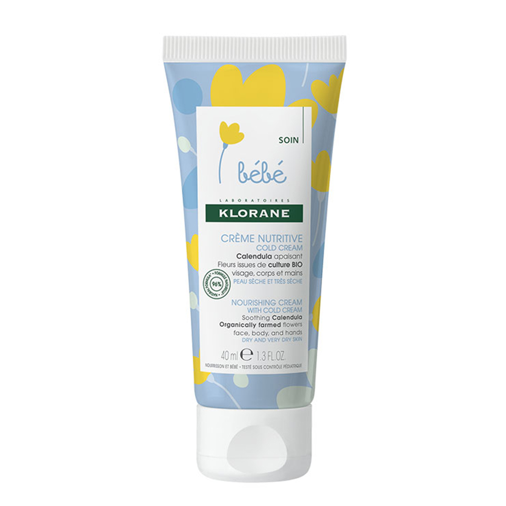 Klorane Neonato Crema Nutriente alla Cold Cream Pelle Secca o Molto secca 40ml