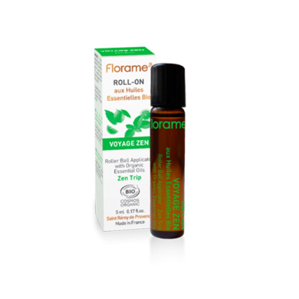 Florame Roll-on da viaggio Zen con Oli Essenziali Biologici 5ml