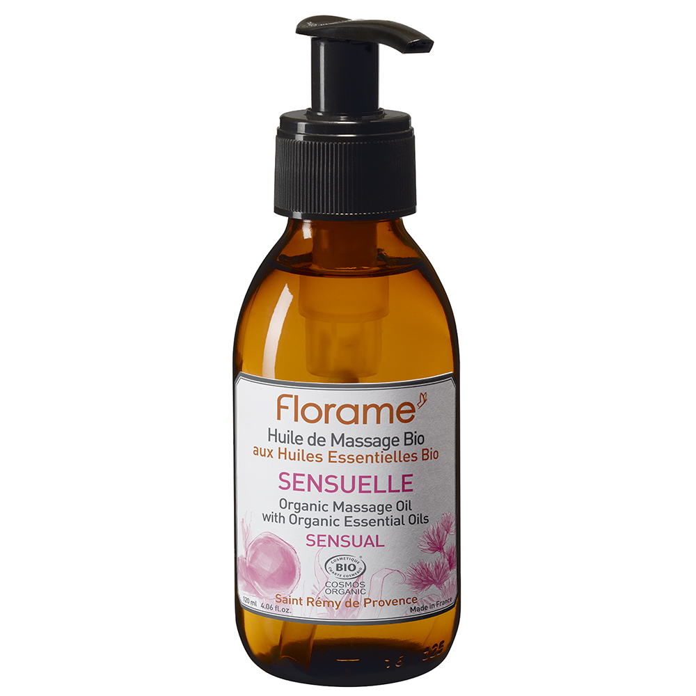 Florame Olio per massaggio biologico sensuali 120 ml