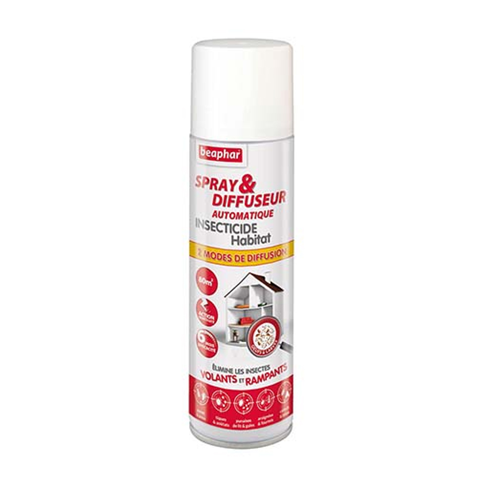Beaphar Spray insetticida e diffusore automatico Habitat 250ml