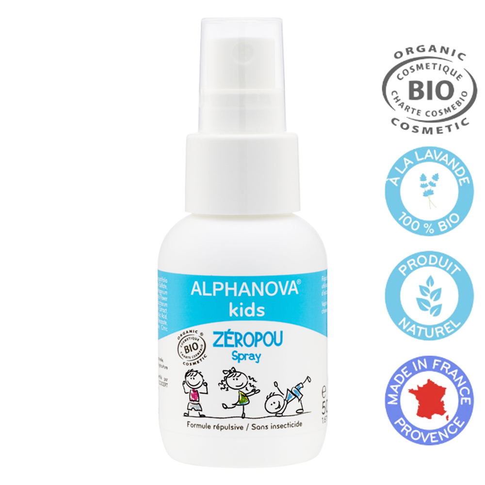 Alphanova Kids Bambini Zero Pouxit Spray Biologico 50ml