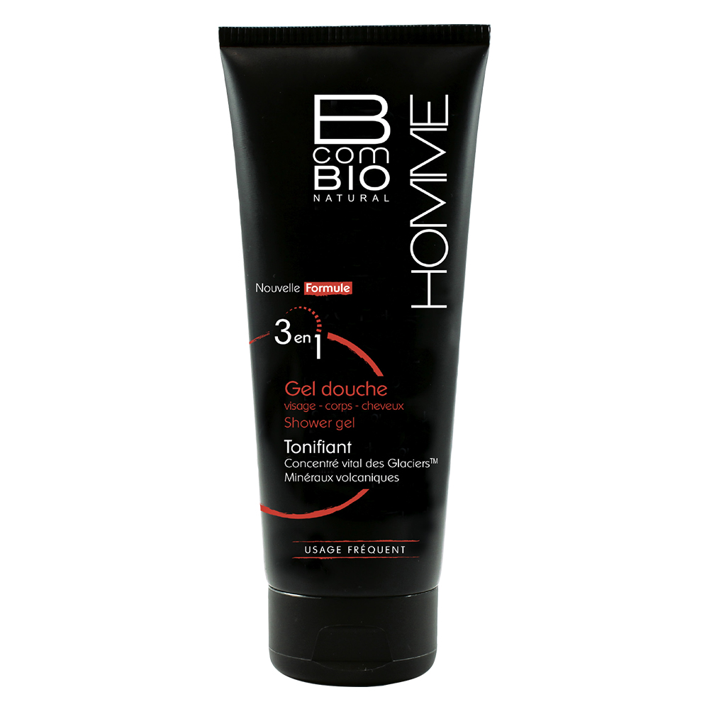 Bcombio Natural Homme 3 In 1 Gel Doccia Tonificante Corpo, Viso e Capelli Biologico 200 ml