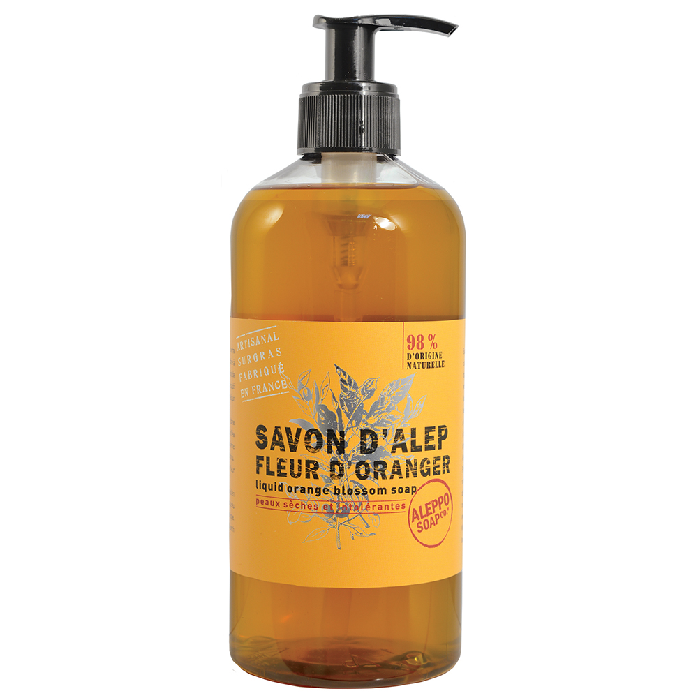 Tadé Sapone liquido di Aleppo ai Fiori d'Arancio 500ml