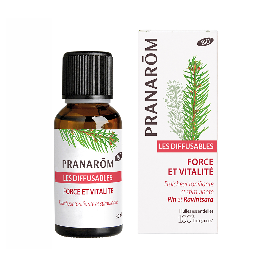 Pranarôm Les diffusables Force Et Vitalite Bio 30 ml