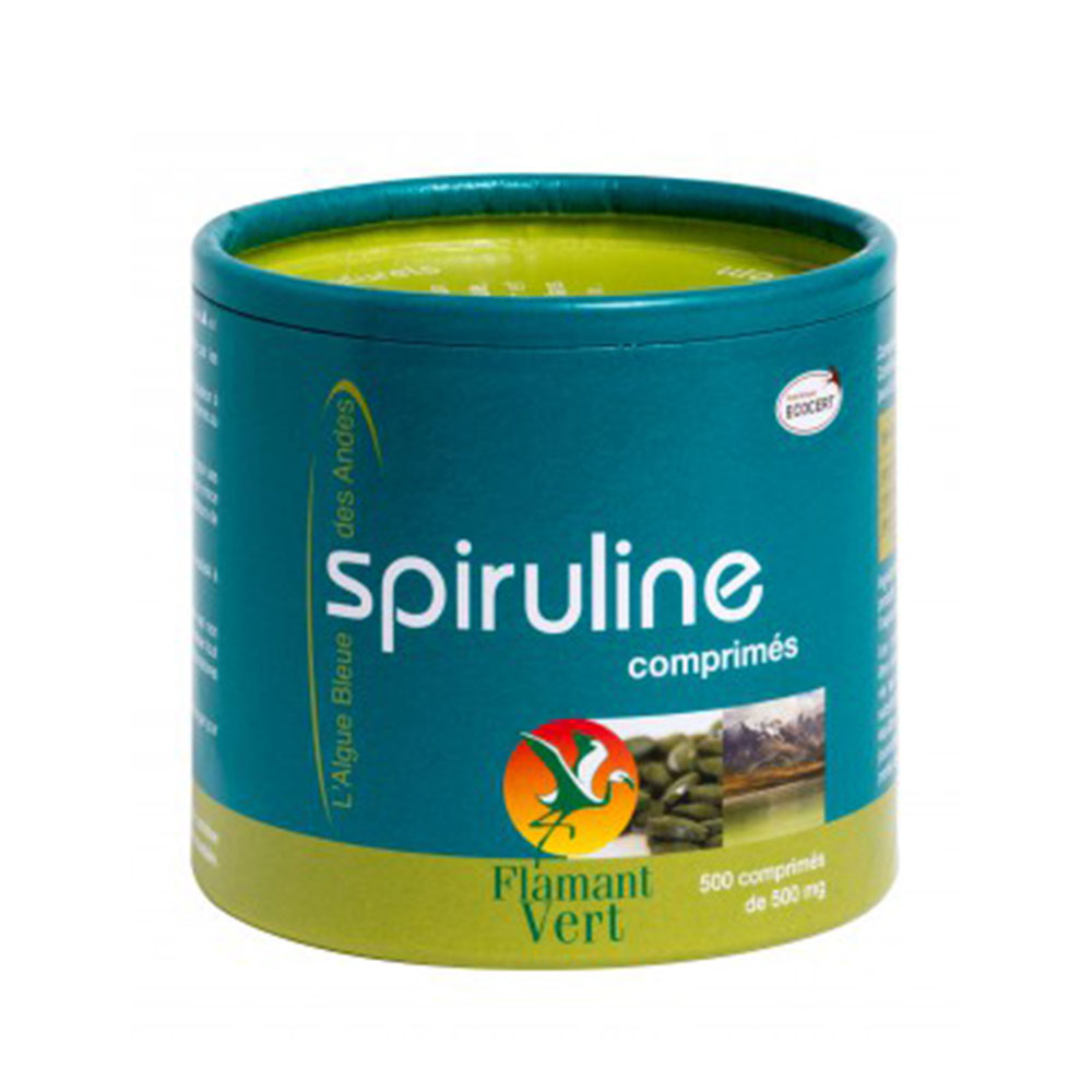 Flamant Vert Spirulina 500 compresse