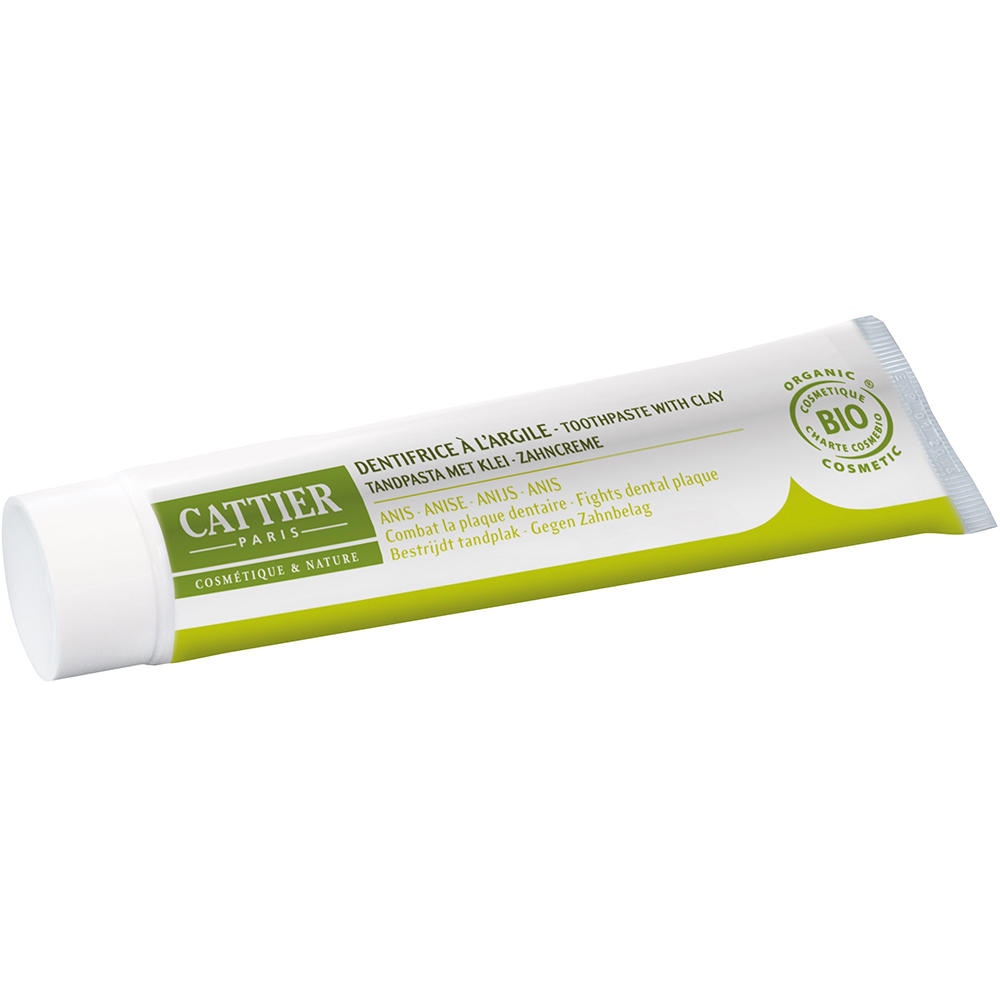 Cattier Dentifricio Con olio essenziale di anice bio dentargile 75ml