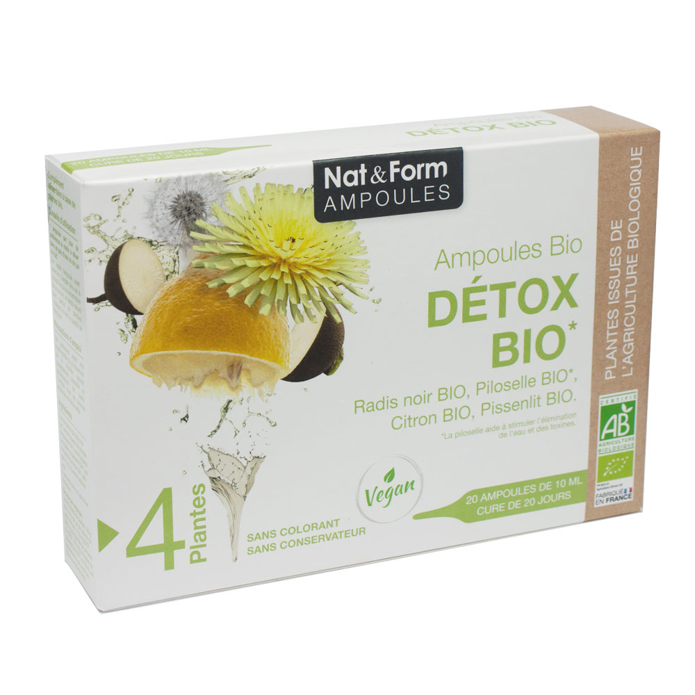 Nat&Form Detox BIOLOGICO 20 fiale