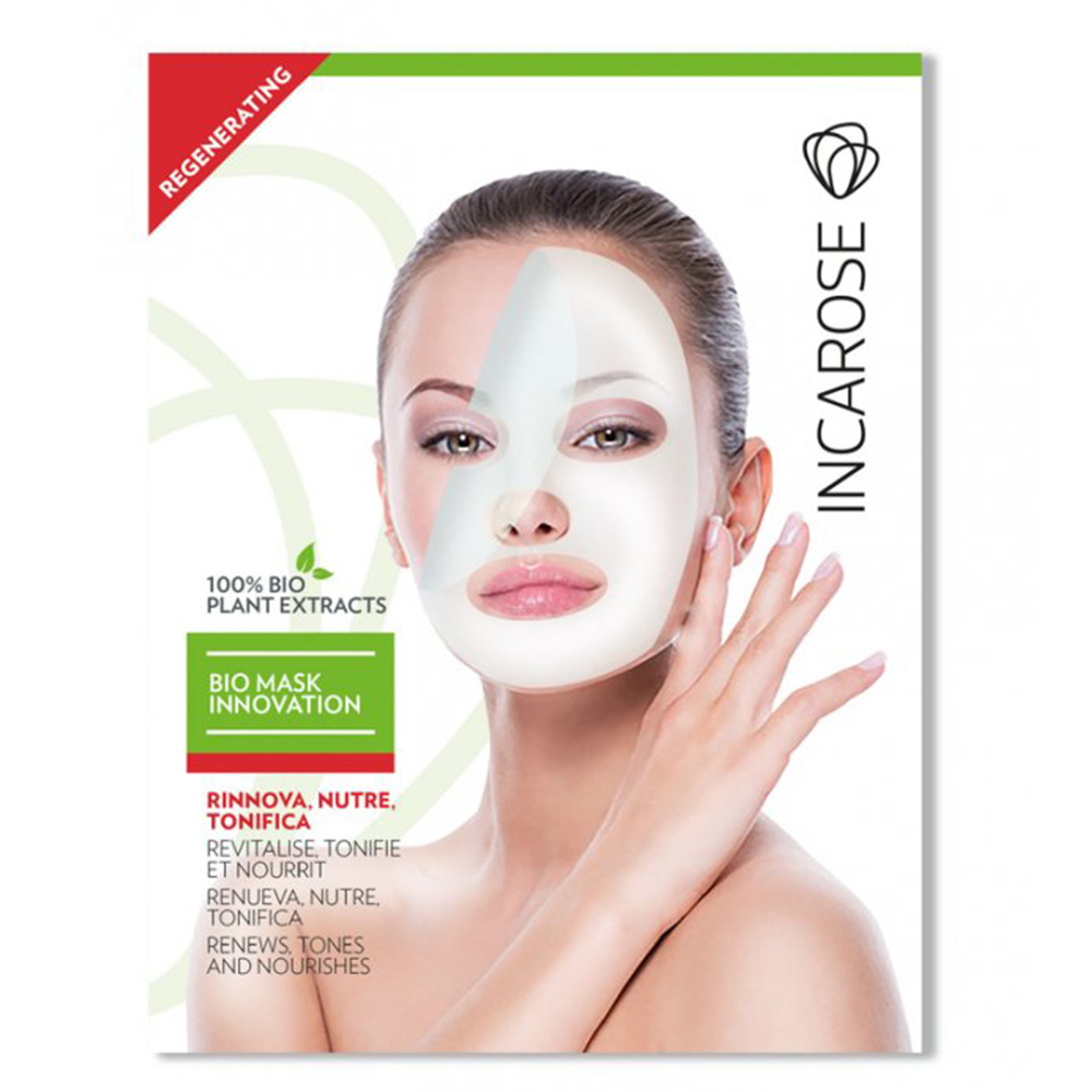 Incarose Maschera viso rigenerante biologica