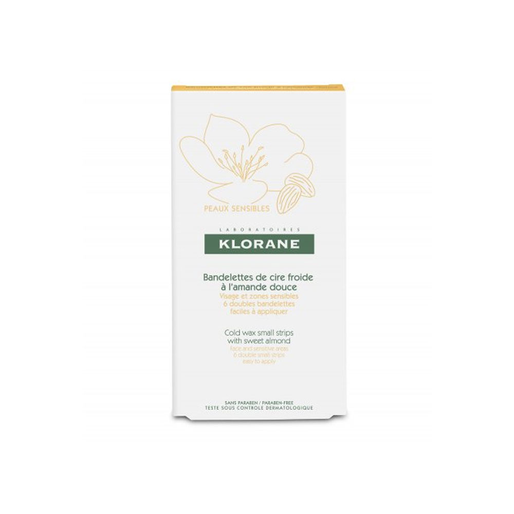 Klorane Mandorla dolce Cera a freddo 6 strisce