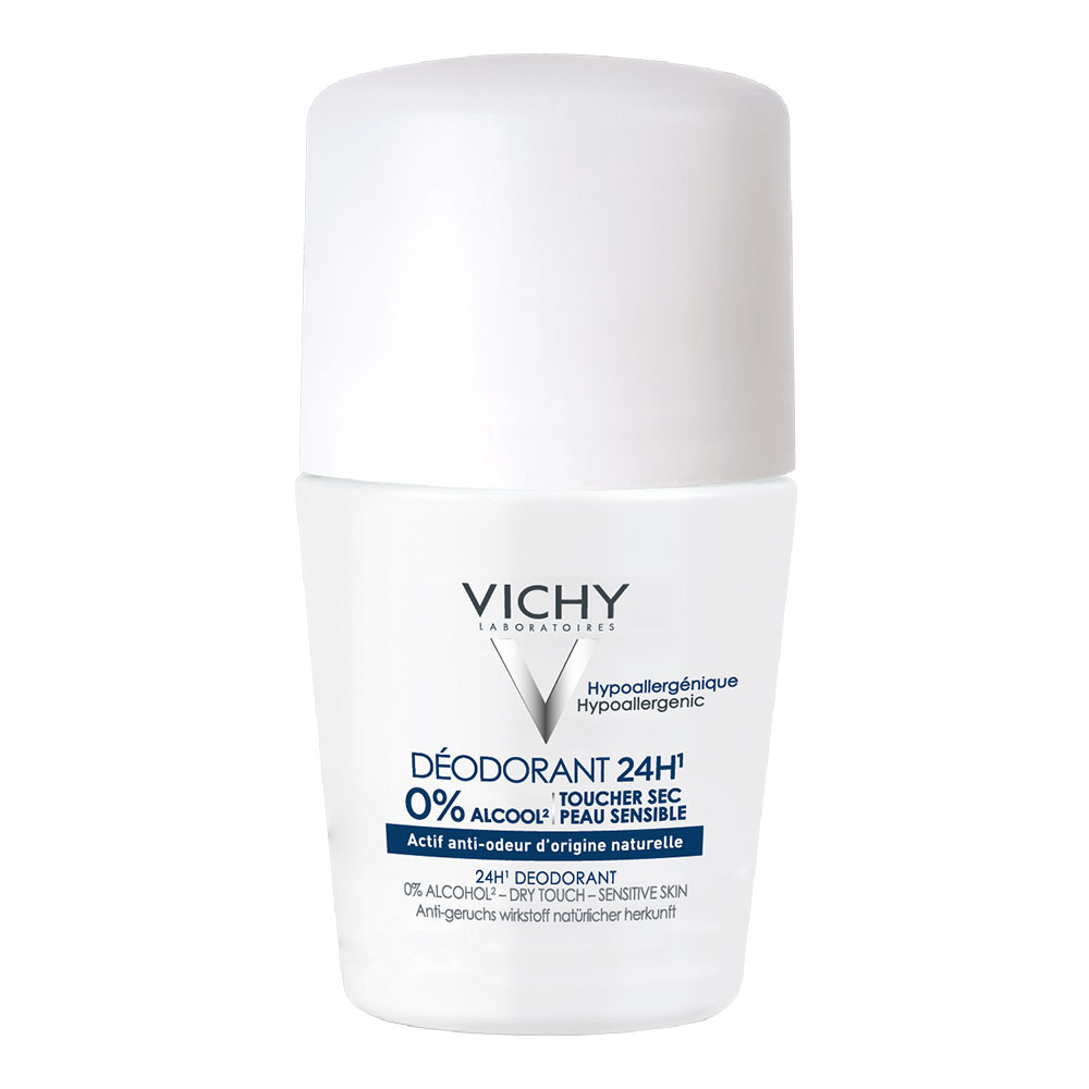 Vichy Deodorante 24h roll-on effetto asciutto pelli sensibili 50ml