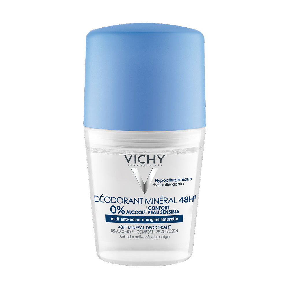 Vichy Minéral Deodorante 48h Roll-on Pelle Sensibile 50ml