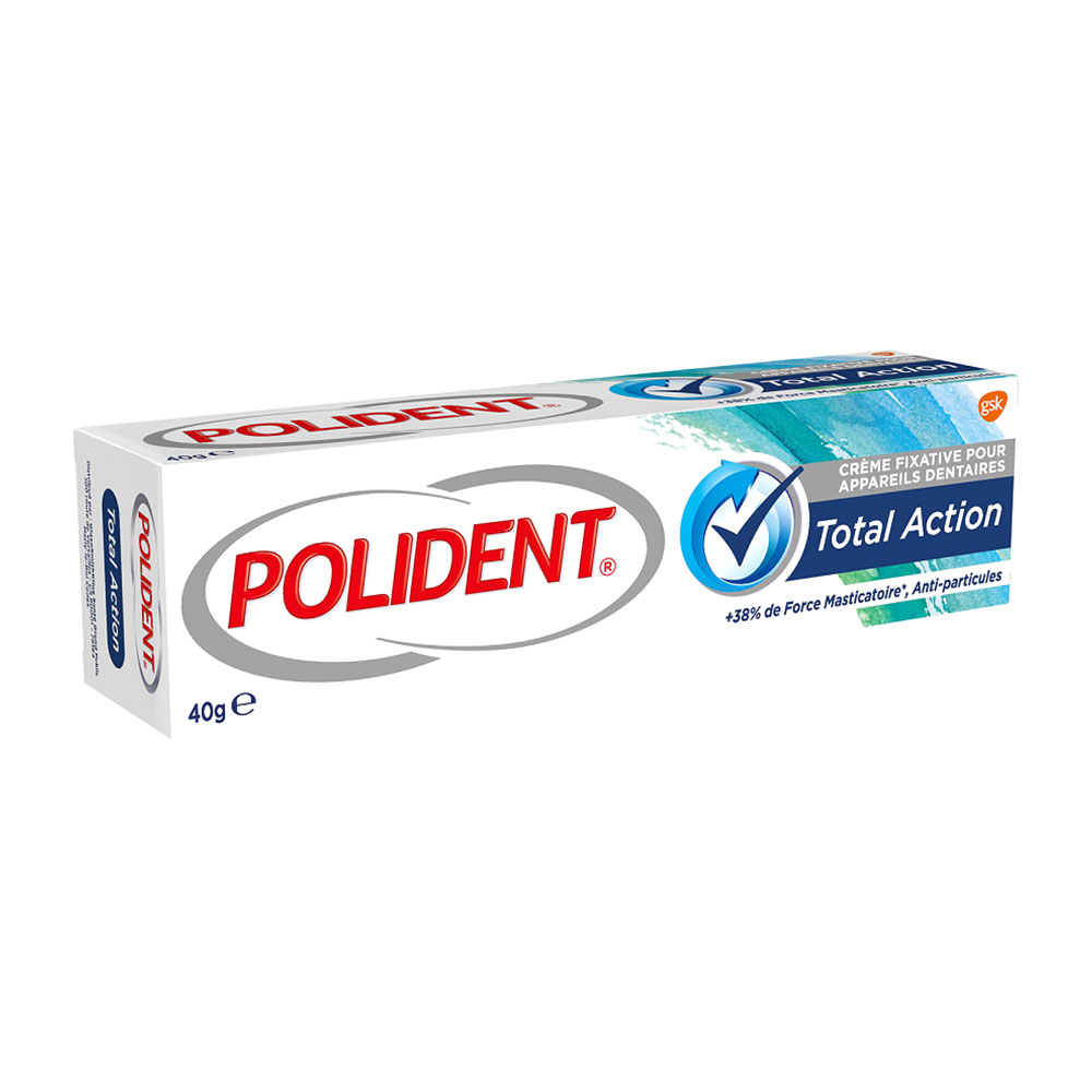 Polident Crema fissante dentale ad azione totale 40g
