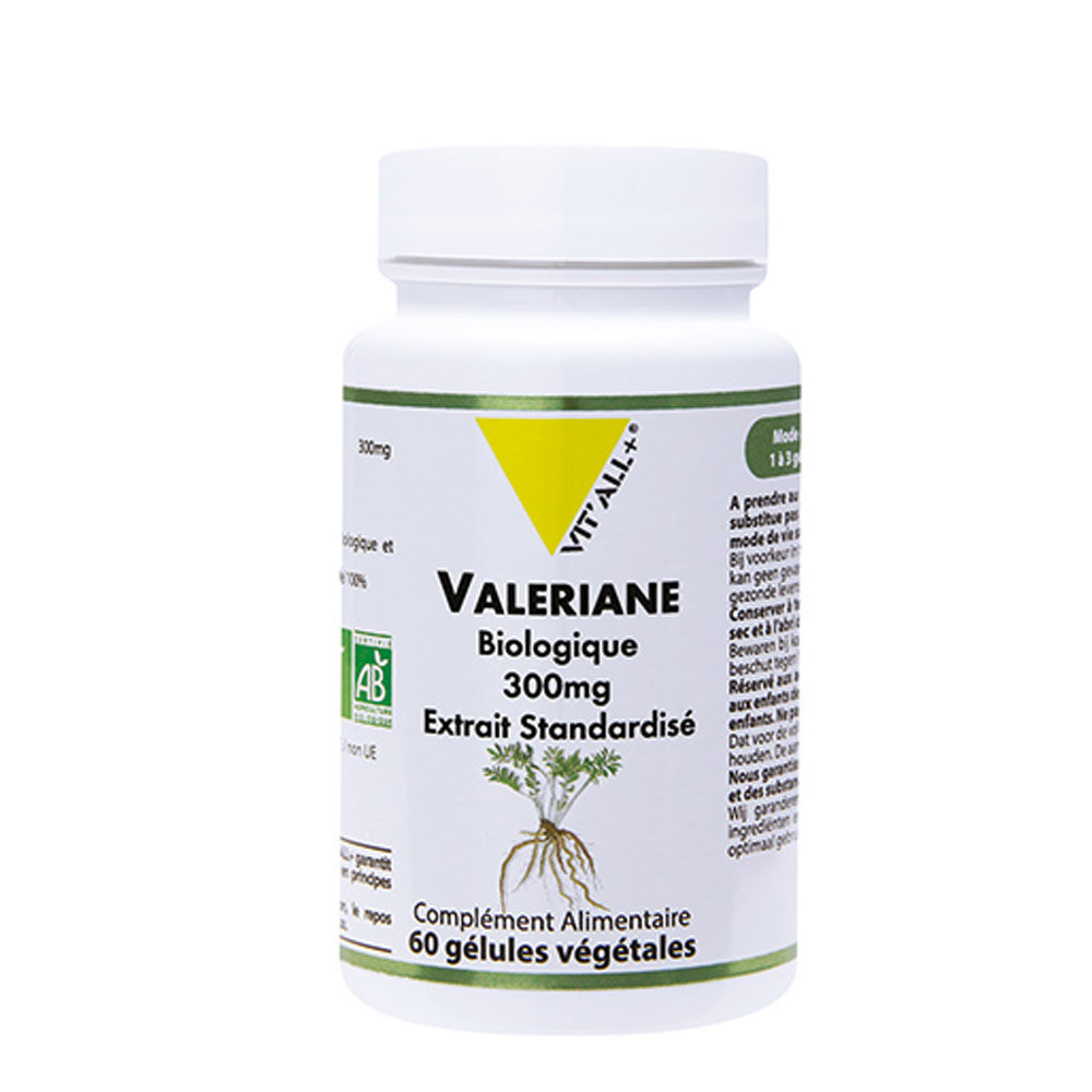 Vit'All+ Estratto biologico standardizzato di valeriana 300 mg 60 capsule