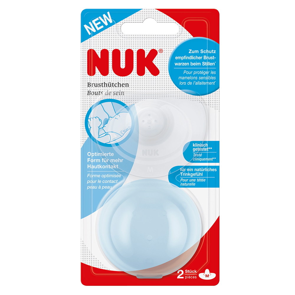 Nuk Coppa per il seno in silicone Taille M x2