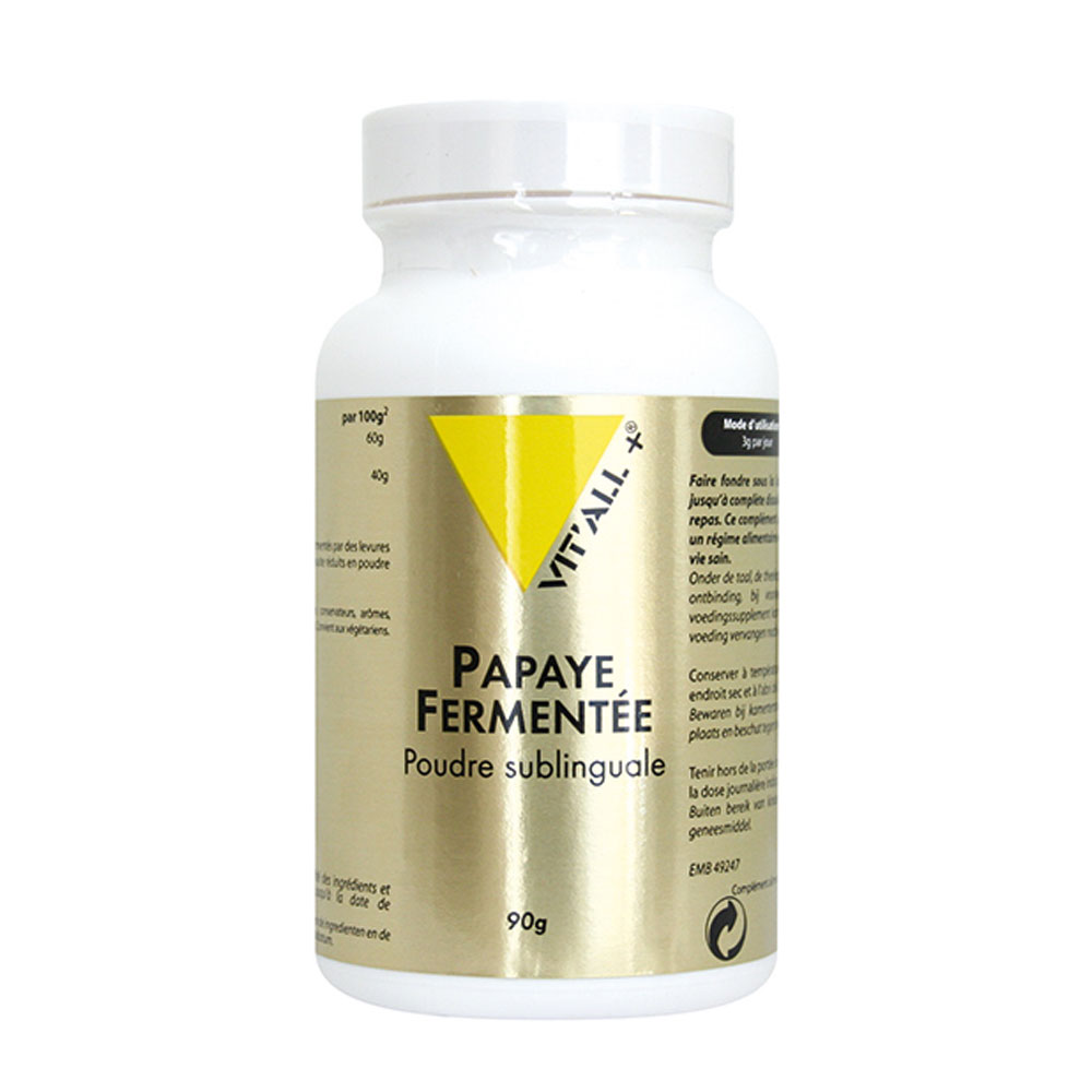 Vit'All+ Papaya fermentata in polvere sublinguale 90g