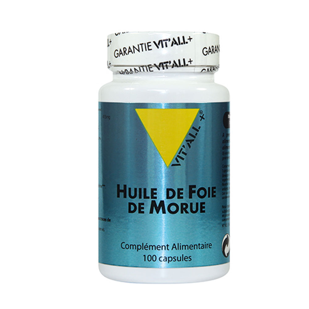 Vit'All+ Olio di fegato di merluzzo 100 capsule
