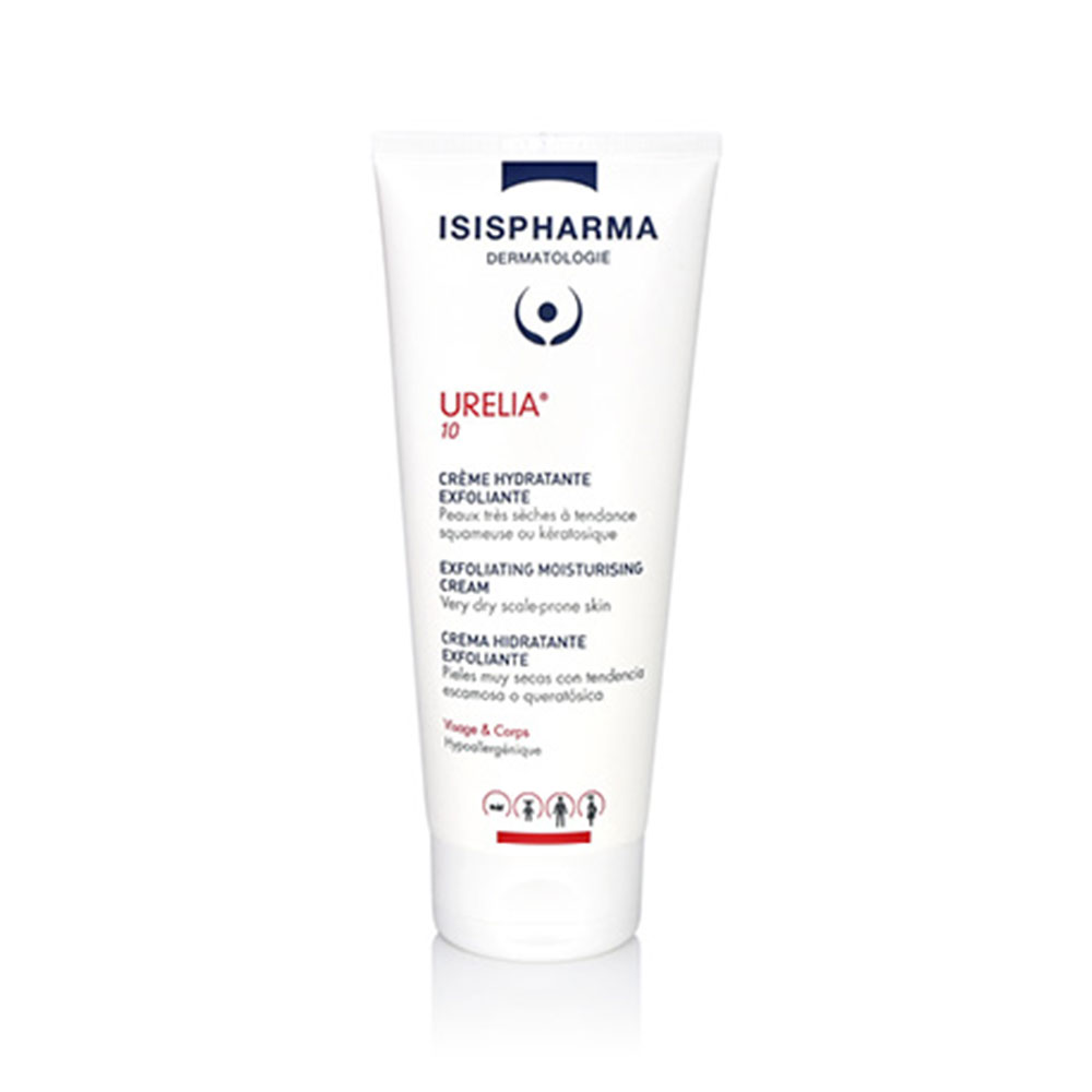 Isispharma Urelia Crema esfoliante idratante 10 per pelli molto secche a tendenza atopica 150 ml