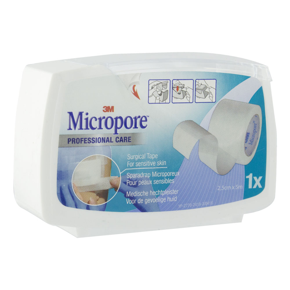 3M Cerotto Microporoso Colore Bianco 25mmx5m Micropore