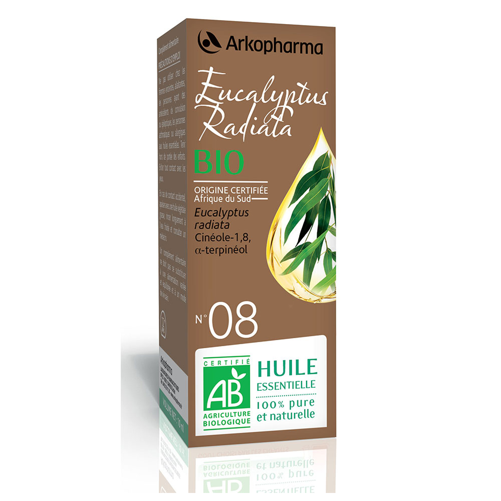 Arkopharma Olfae huile essentielle N°8 eucalyptus radiata bio 10 ml