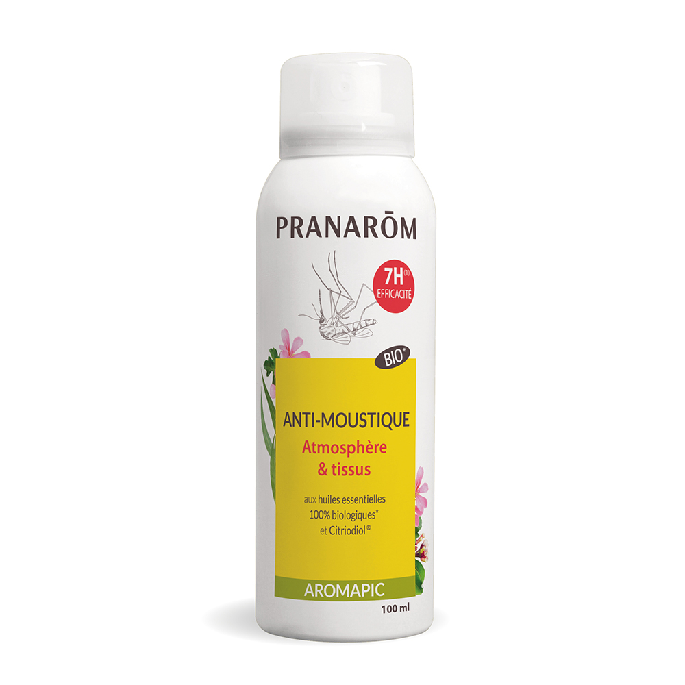 Pranarôm Aromapic Spray anti-zanzare atmosfera e tessuti bio da 1 anno 150 ml