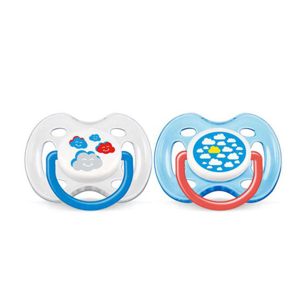 Avent Succhietti ortodontici decorati in silicone 0-6 mesi X2