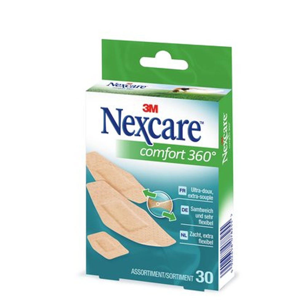Nexcare Assortimento cerotti x30 comfort 360°