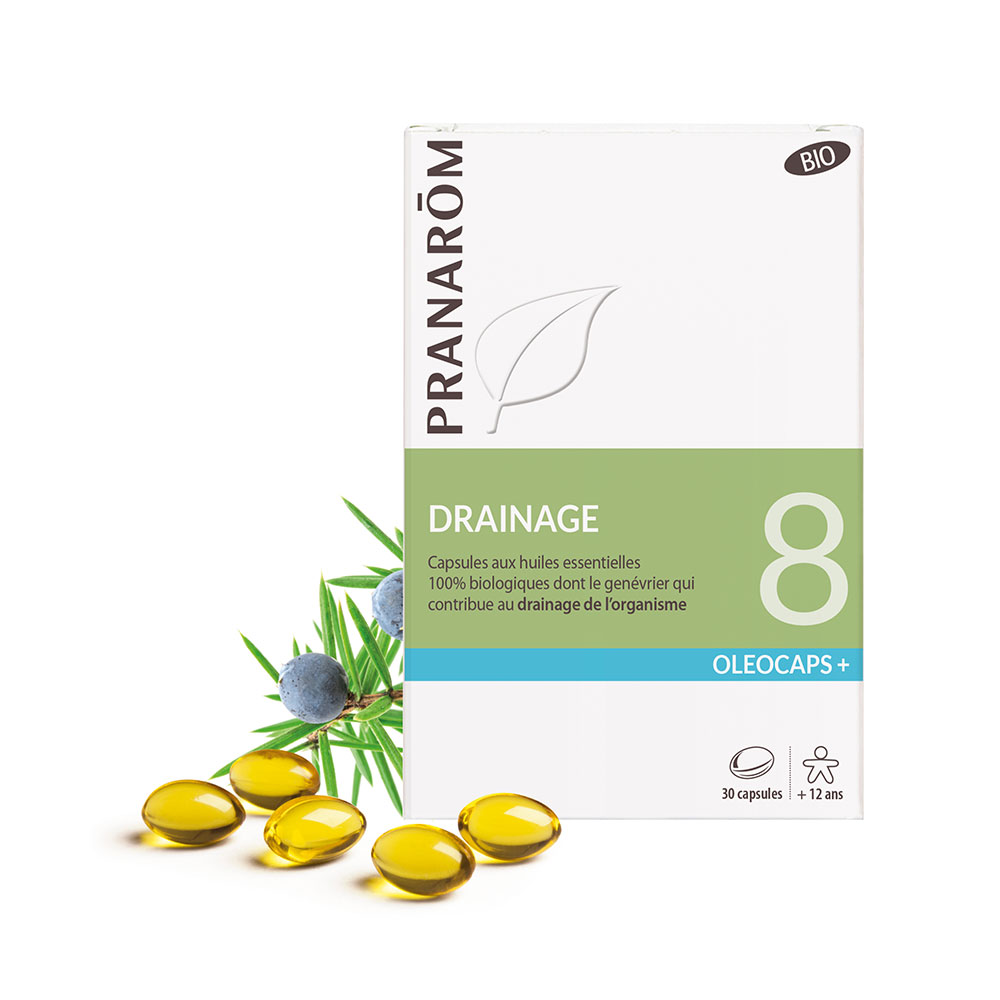 Pranarôm Oléocaps N°8 Drenaggio Bio 30 Capsule Oleocaps+