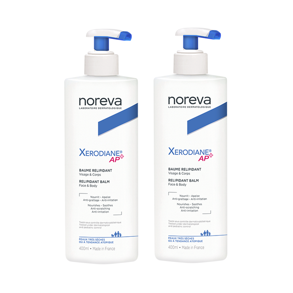 Noreva Xerodiane Cera+ Xerodiane Ap+ Balsamo Nutriente Pelli Sensibili 2x400ml