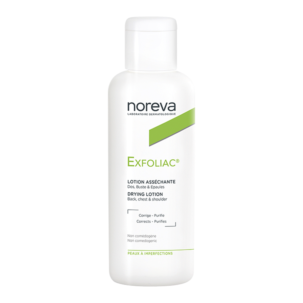 Noreva Exfoliac Lozione seccante per schiena, décolleté e spalle, pelli a tendenza acneica 125 ml