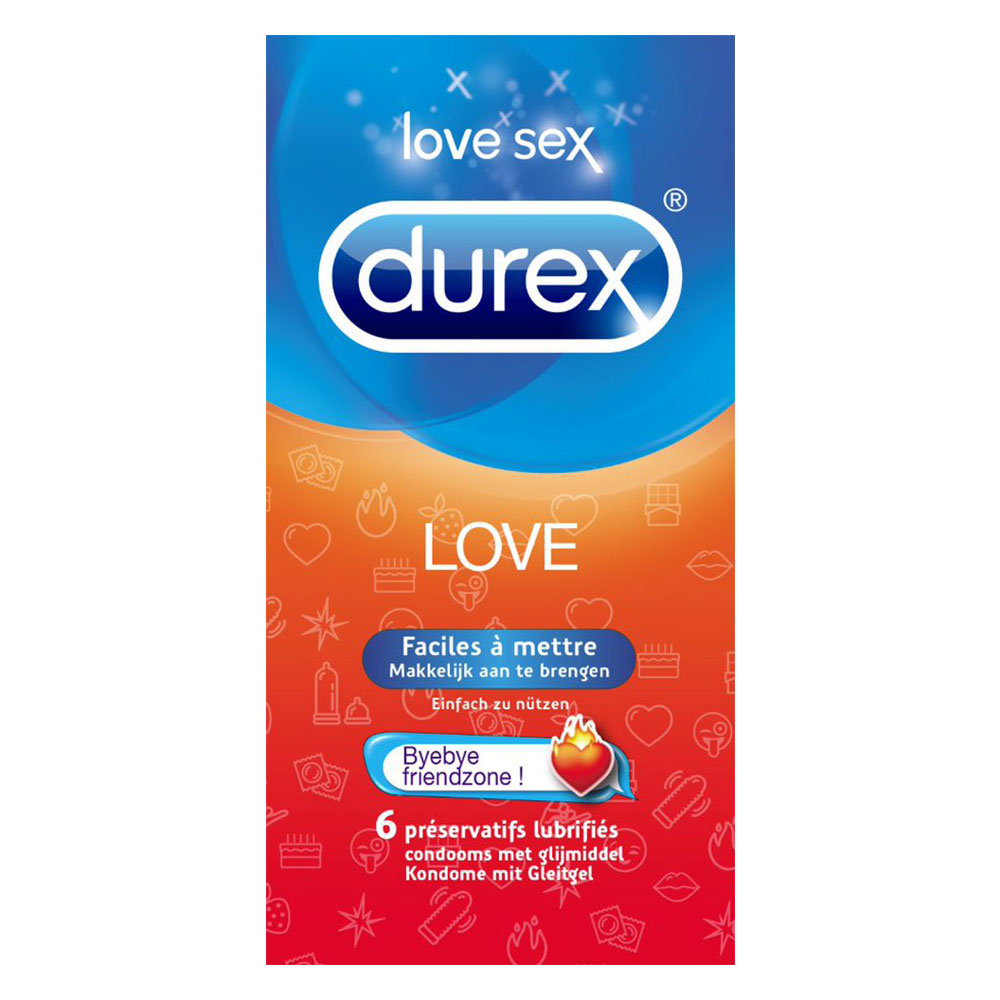 Durex Love Preservativi Lubrificati x6