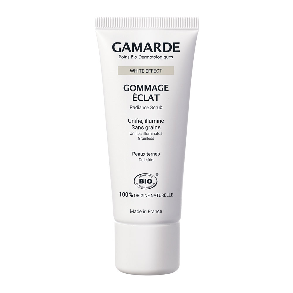 Gamarde Scrub biologico ad effetto bianco per la luminosità della pelle opaca 40g