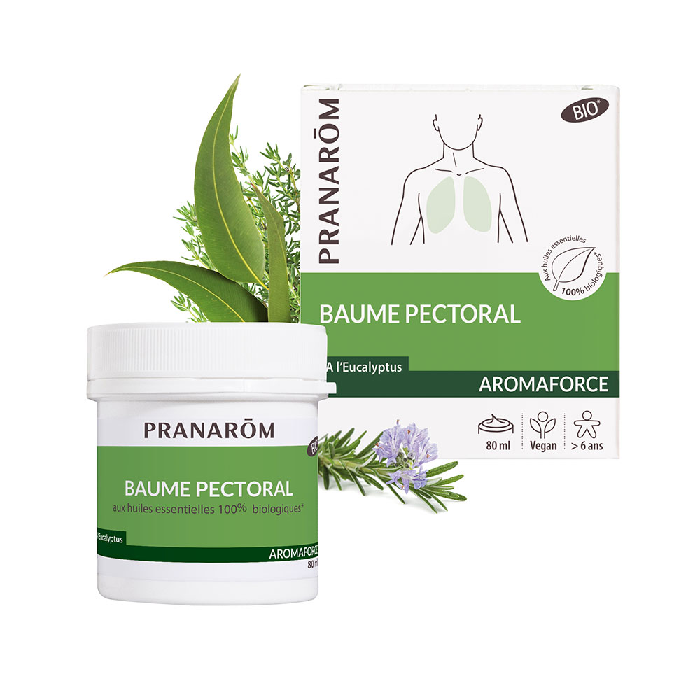 Pranarôm Aromaforce Balsamo pettorale biologico 80ml