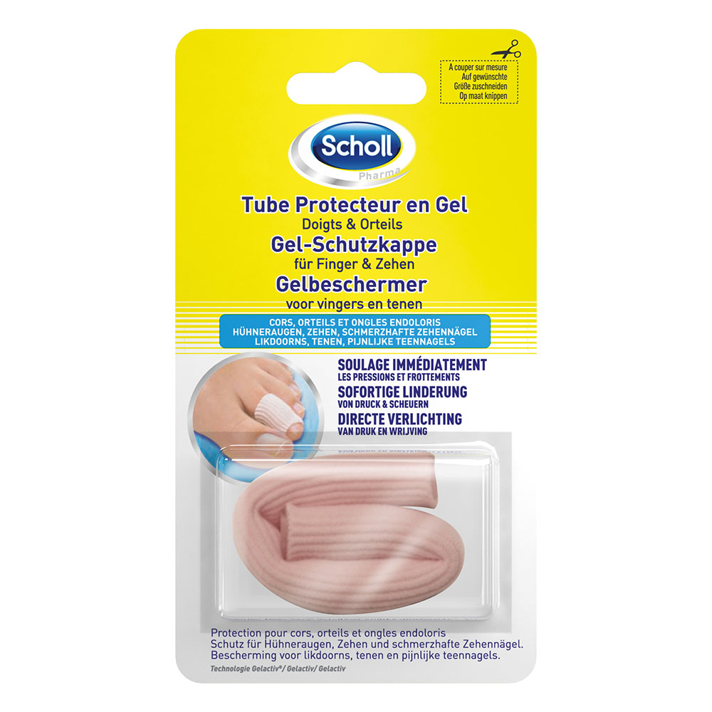 Scholl Tubo protettivo gel attivo per dita e dita dei piedi contro calli e unghie doloranti