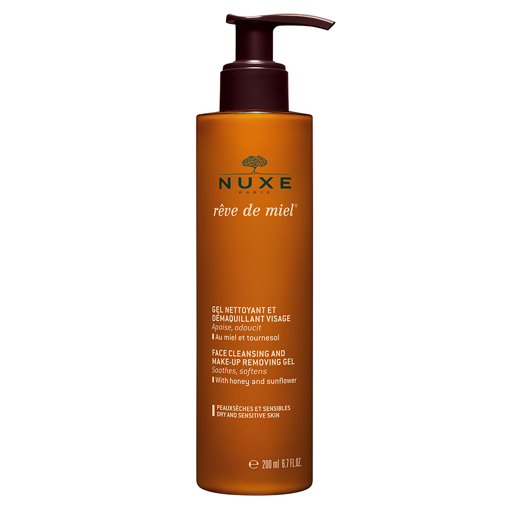 Nuxe Reve De Miel Gel detergente e struccante viso per pelli secche e sensibili 200ml