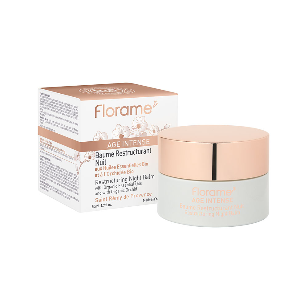 Florame Balsamo ristrutturante notte biologico per pelli mature Age Intense 50ml