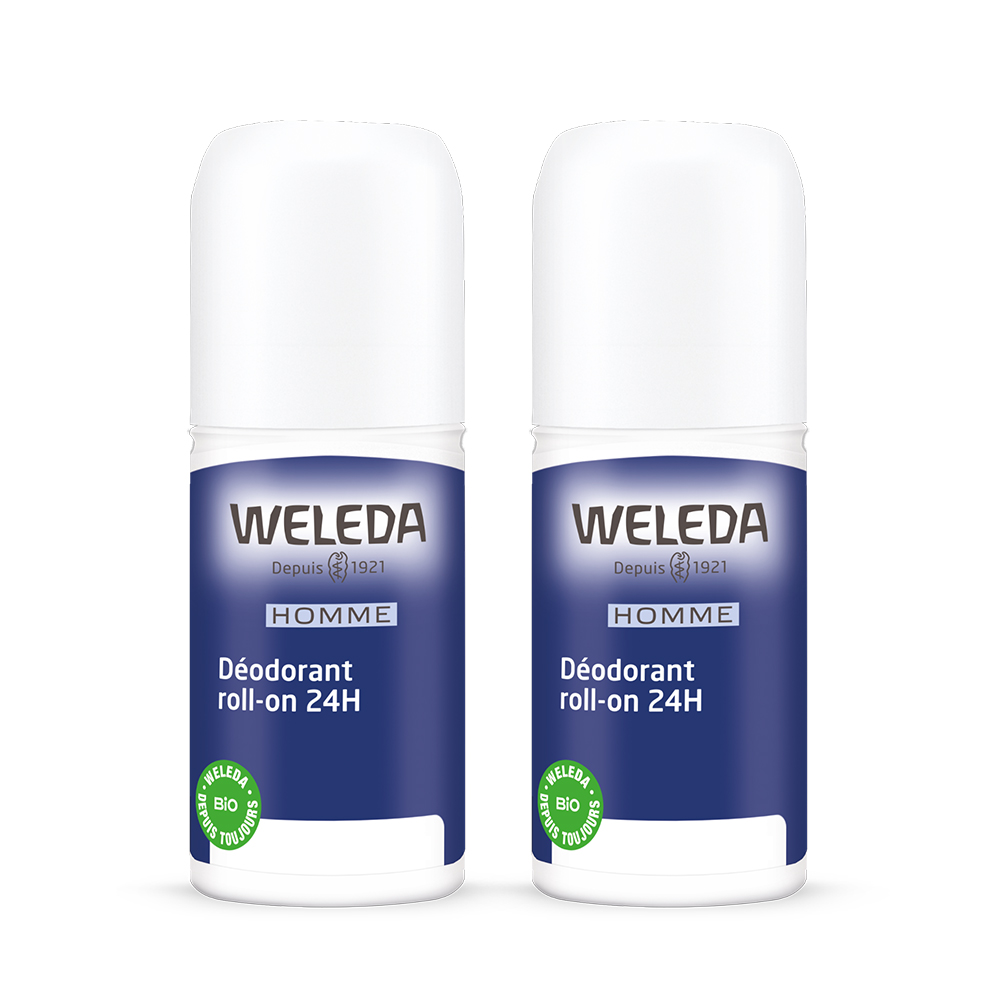 Weleda Deodoranti Uomo Roll On 24h 2x50ml