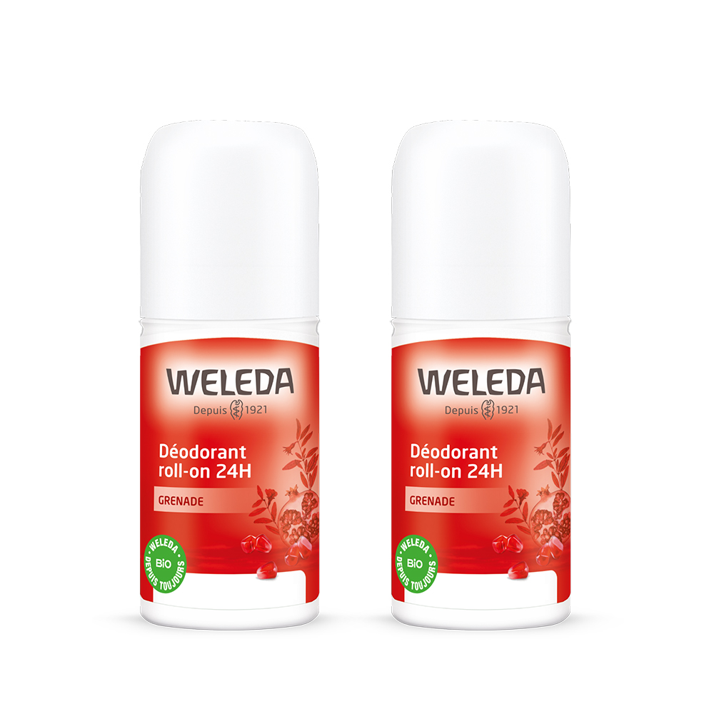 Weleda Melograno Deodorante roll-on 24h 2x50ml