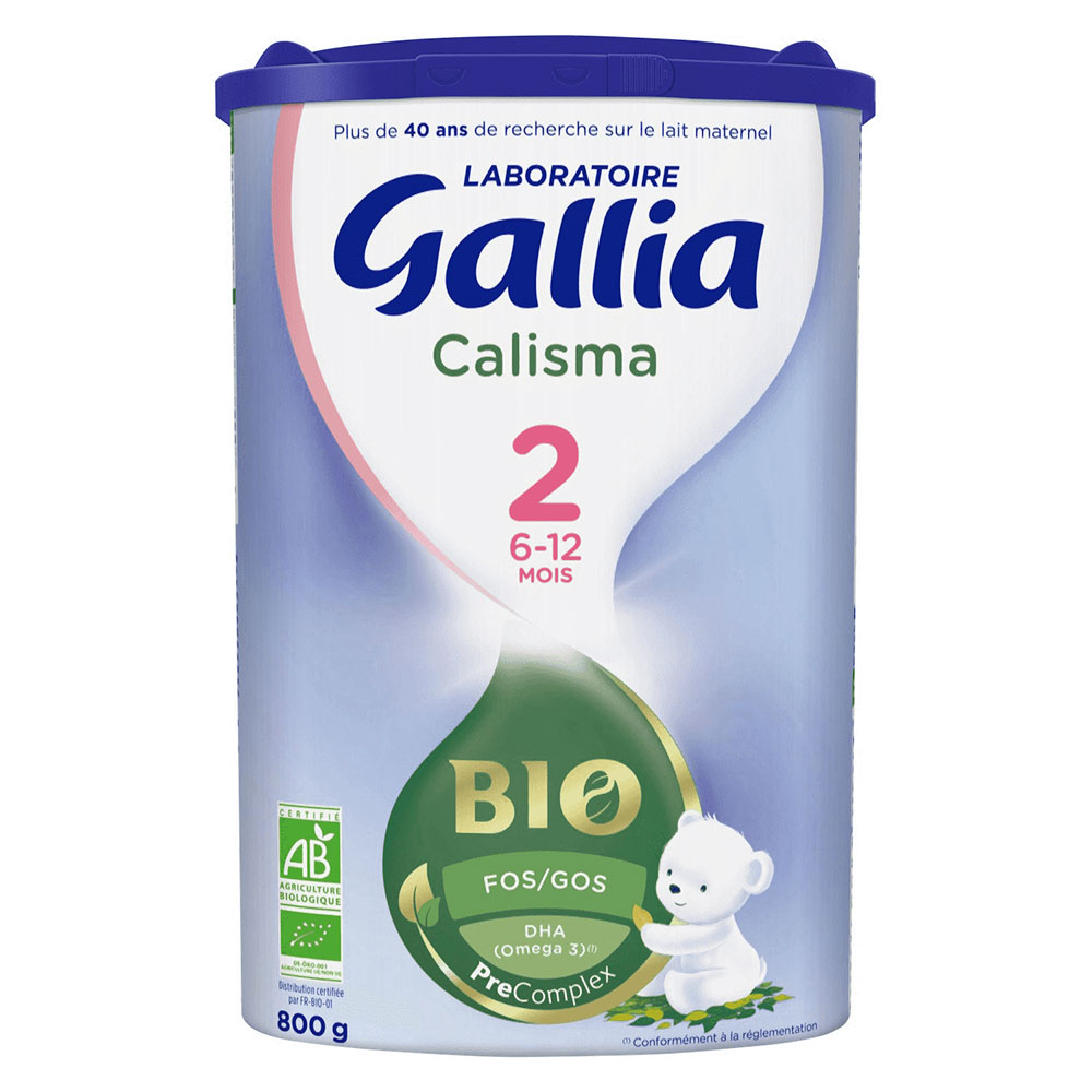 Gallia Calisma Latte in polvere bio 2 a partire da 6 mesi 800 g