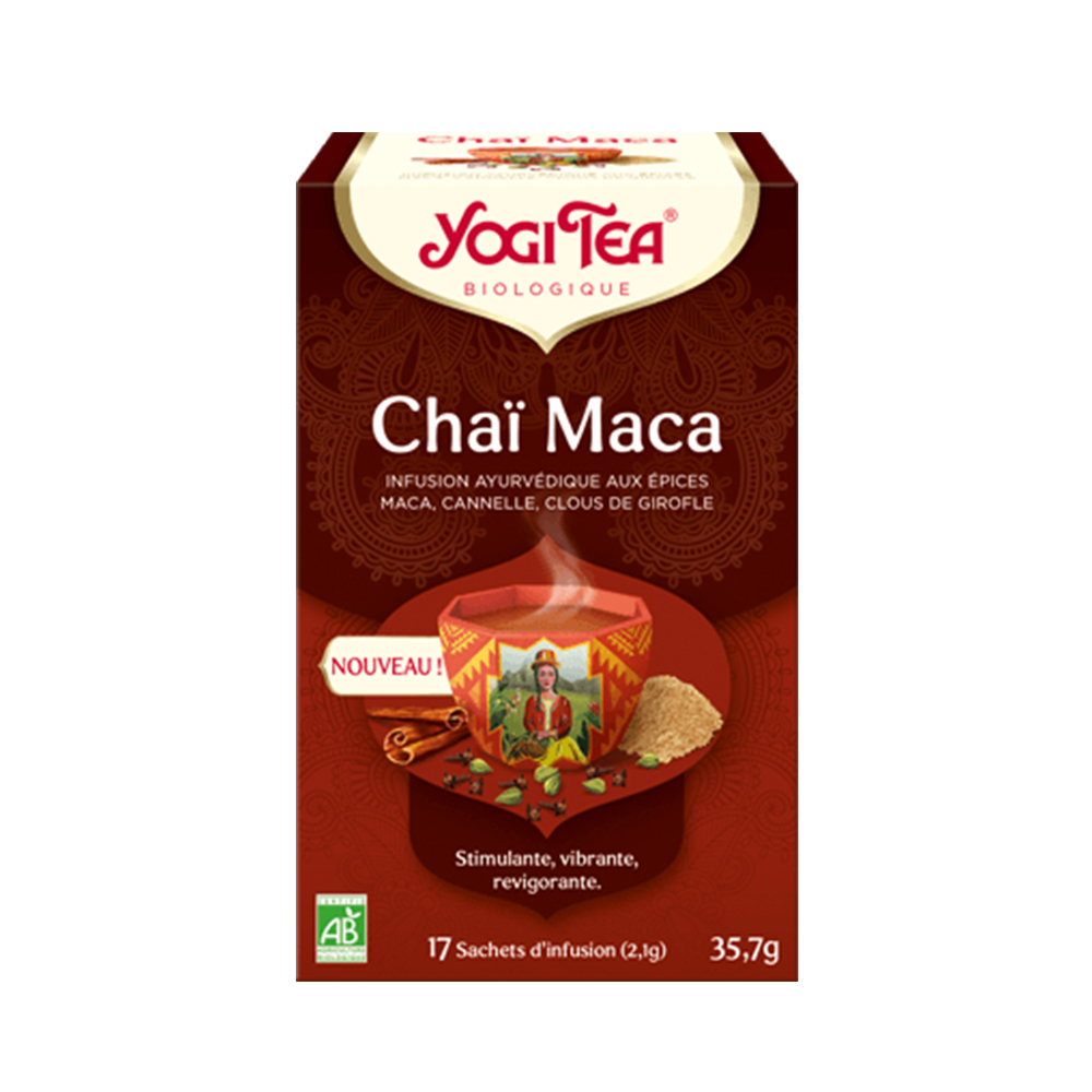 Yogi Tea Infuso di Chaï Maca 17 borse