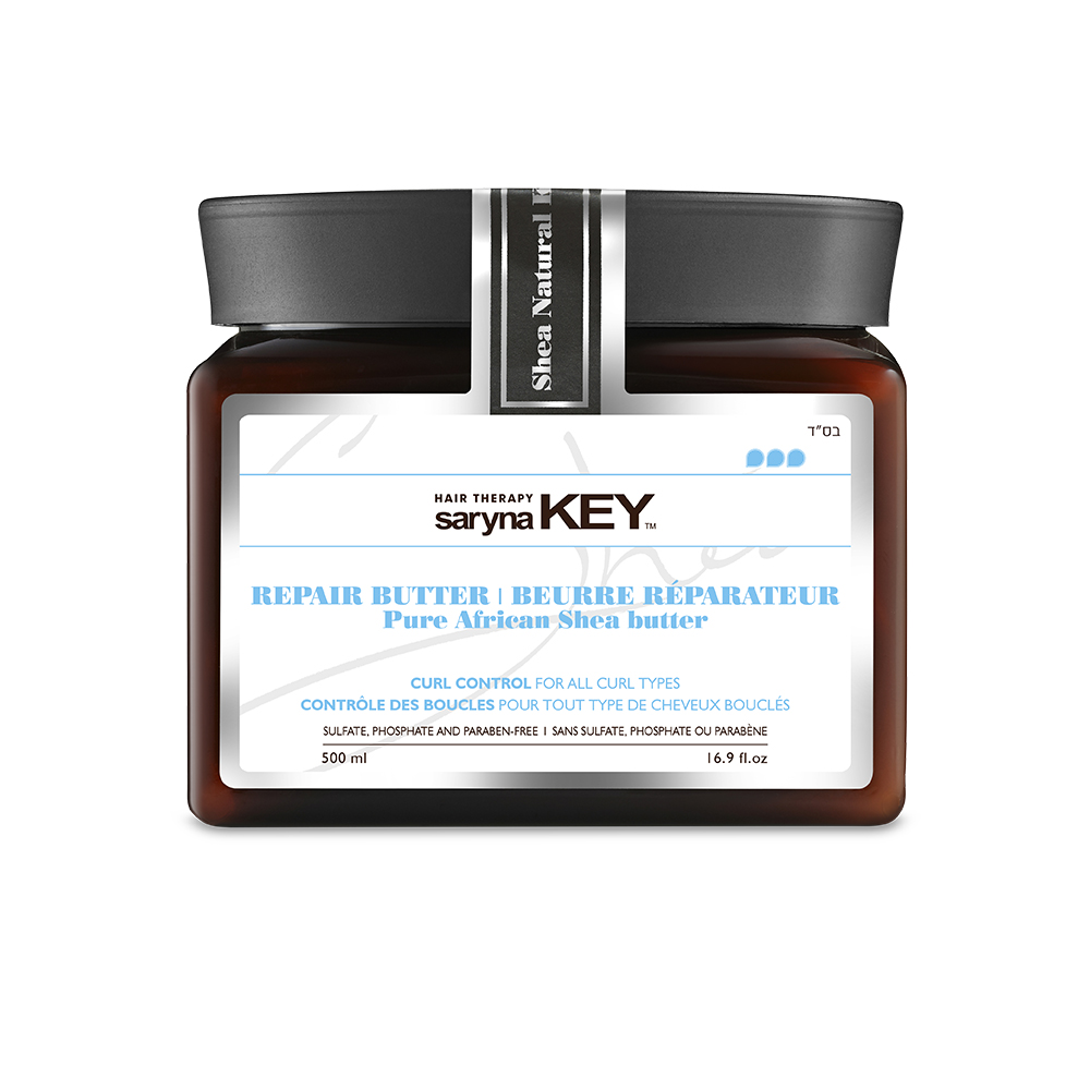 Saryna Key Pur Burro di karité d'Africa riparatore controllo dei ricci 500ml