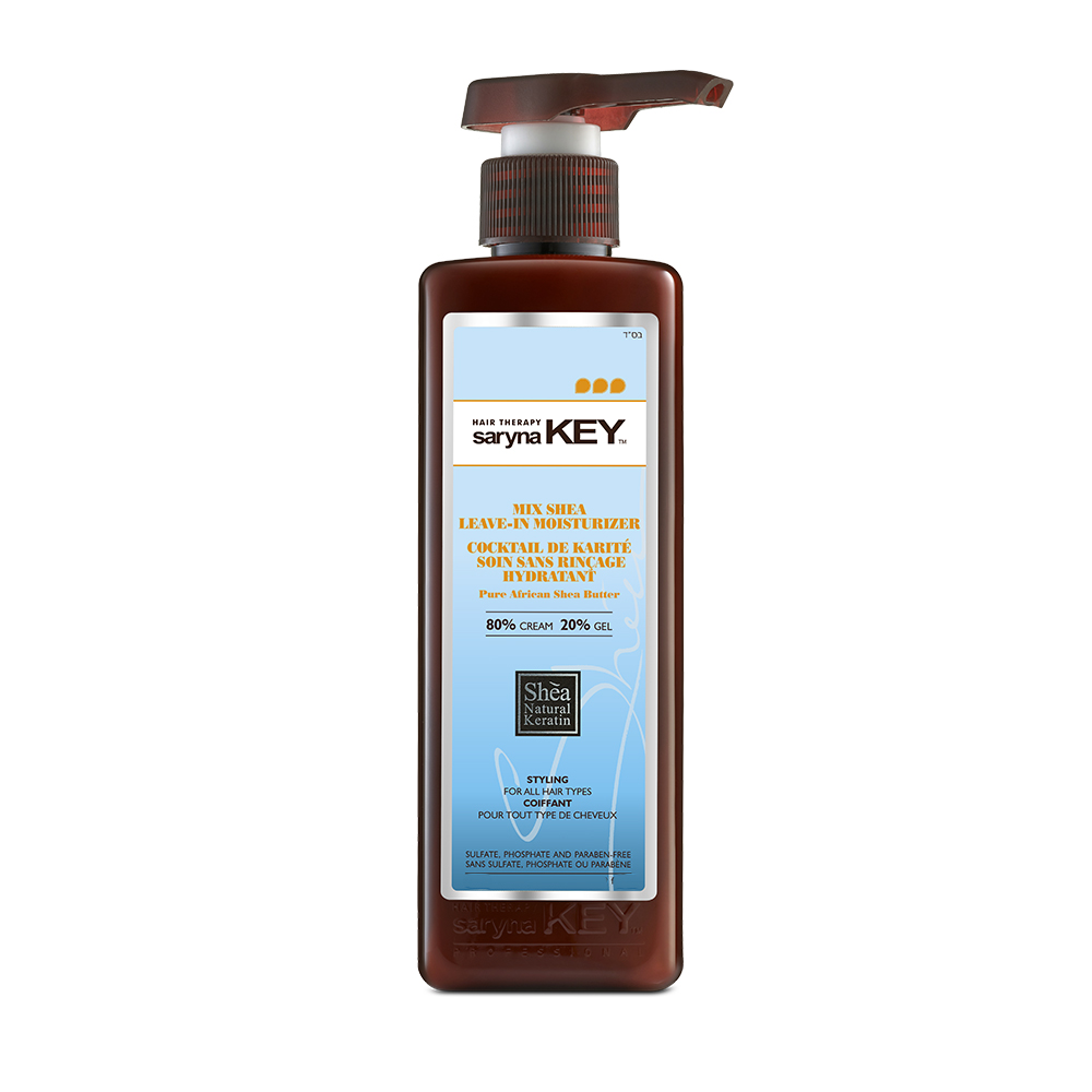 Saryna Key Cocktail De Karite Leave-In Moisturizer 80% / 20% Styling Burro di Karité dall'Africa 300 ml