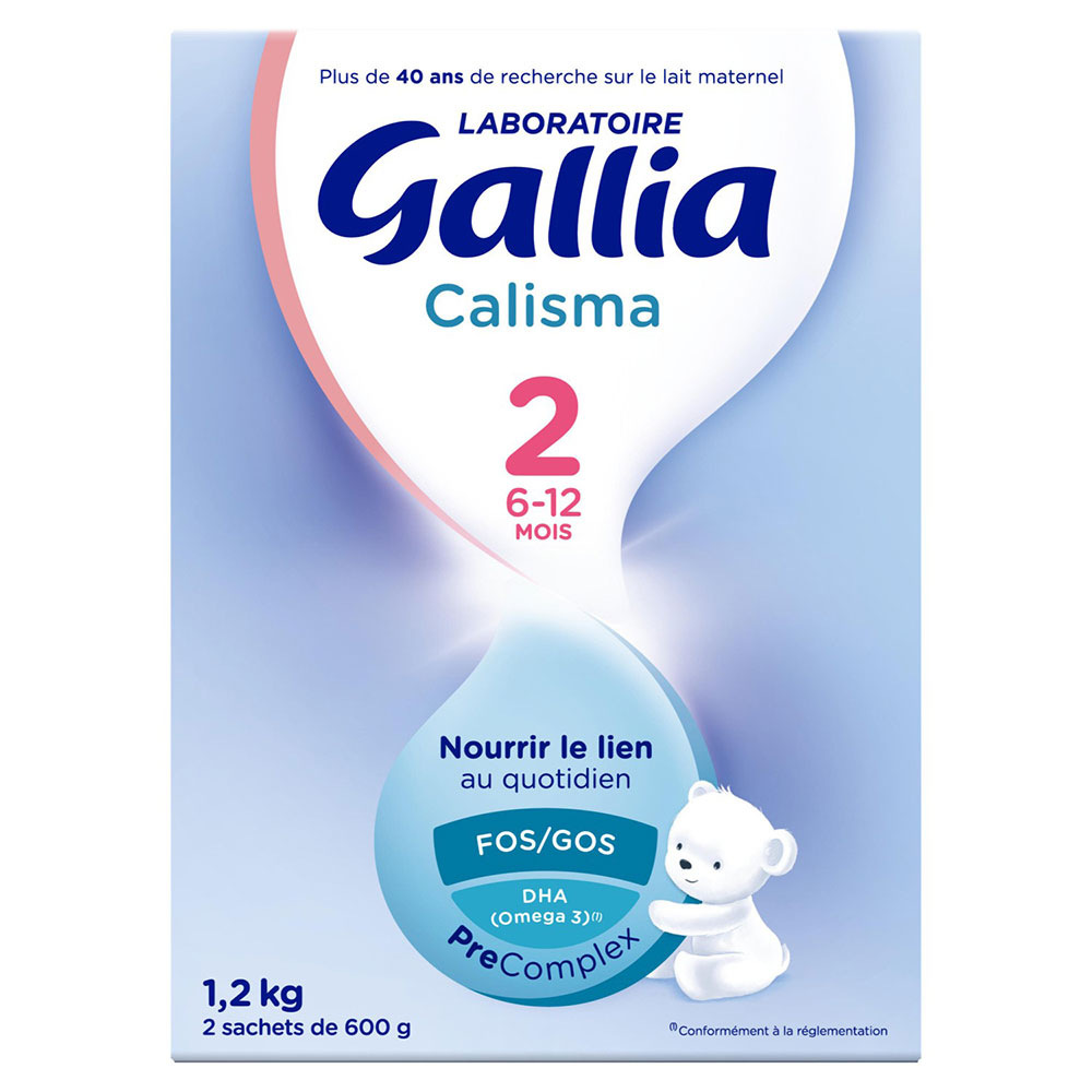 Gallia Calisma Latte in polvere 2 da 6 a 12 mesi 2 x 600 g