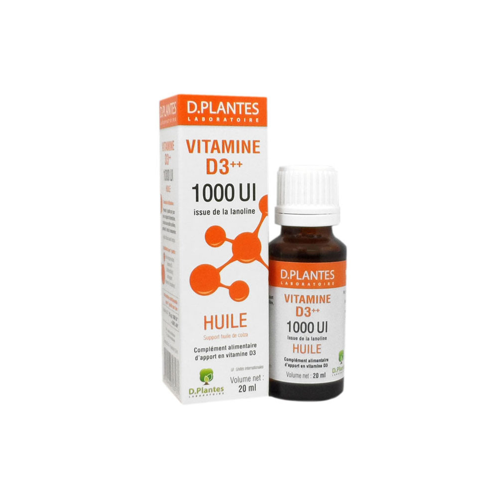 D. Plantes Olio di vitamina D3 1000 UI 20 ml