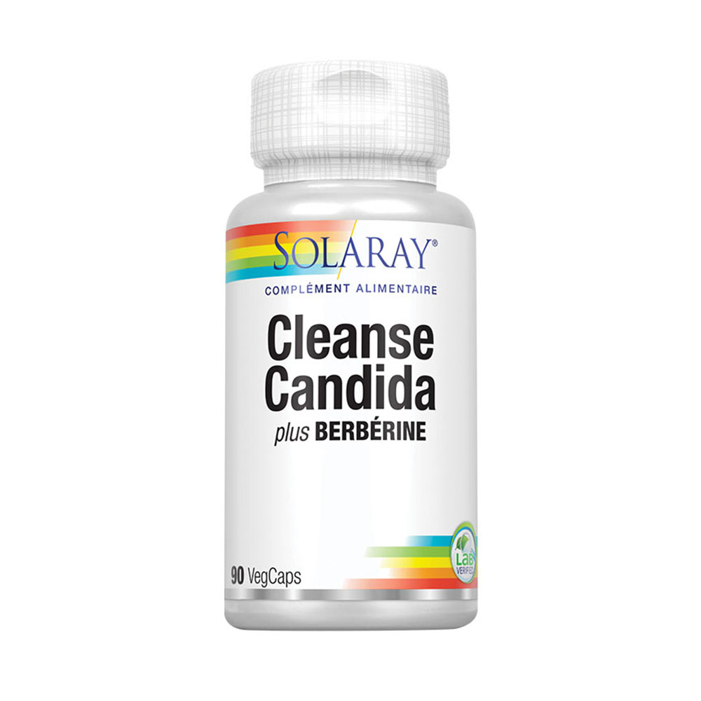 Solaray Cleanse Candida Plus berberina 90 capsule vegetali