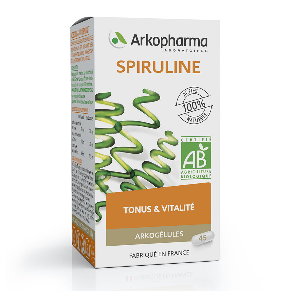 Arkopharma Arkocapsule Spirulina Bio 45 Gelule