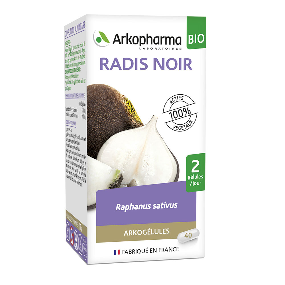 Arkopharma Arkocapsule Ravanello nero Bio 40 Capsule