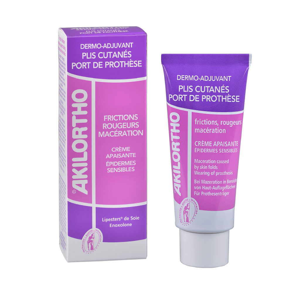 Asepta Akilortho Crema lenitiva per pieghe cutanee dermo-adiuvante portatori di protesi 75 ml