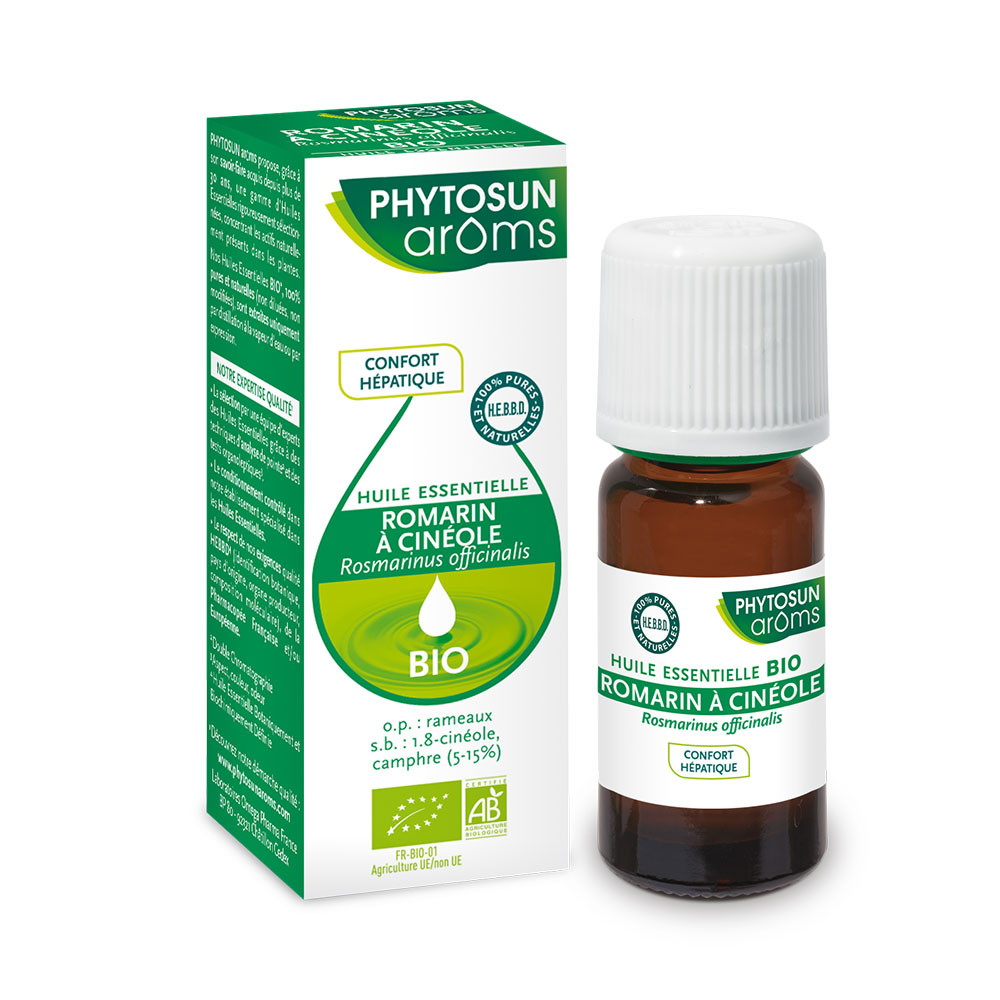 Phytosun Aroms Olio essenziale di Rosmarino Cineole Bio Aroma 10ml